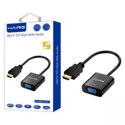 HAING HDMI to VGA Adapter with Audio High Quality HI-2003-HVAU