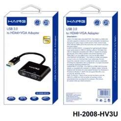 HAING USB 30 to HDMI VGA Adapter Converter