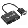 HAING 2 in 1 VGA to HDMI VGA Adapter with Audio