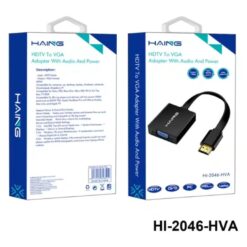 HAING HDMI to VGA Adapter with Audio Power HI-2046-HVA