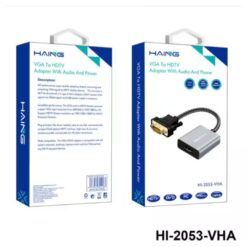 HAING VGA to HDMI Adapter with Audio Power Cable HI-2053-VHA