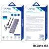 HAING Aluminum NVMe M2 SSD Enclosure USB 31 Type-C 10Gbps HI-2819-M2