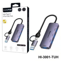 Alternative view of HAING USB Type-C 4-Port Hub High-Speed Splitter HI-3001-TUH