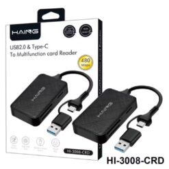 HAING USB 20 Type-C Multi-Function Card Reader HI-3008-CRD