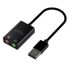 HAING USB 71 Channel External Audio Adapter Sound Card HI-3009-USC