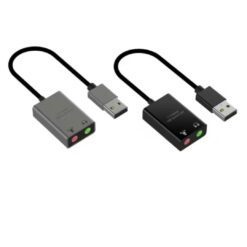 Alternative view of HAING USB 71 Channel External Audio Adapter Sound Card HI-3009-USC