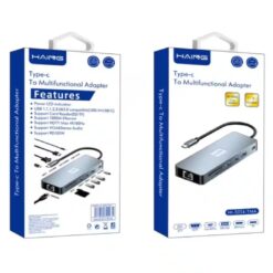 HAING 11 in 1 Type-C Multi-Function Adapter HI-3024-TMA