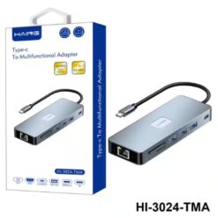 Alternative view of HAING 11 in 1 Type-C Multi-Function Adapter HI-3024-TMA