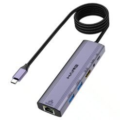 Alternative view of HAING Type-C Multi-Function Adapter HI-3025-THE