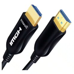 Alternative view of HAING Active Optical Fiber HDMI Cable 90M