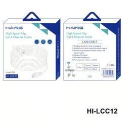 HAING Cat6 26AWG 1Gbps Ethernet Cable 3M HI-LCC12-3M
