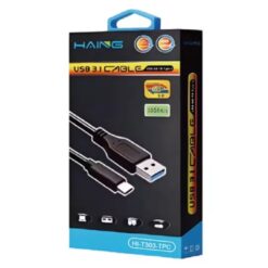 HAING USB Male to Type-C Male Cable 1M HI-T303-TPC-M