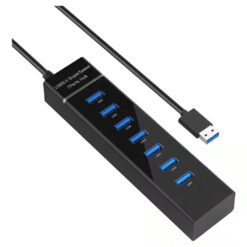HAING USB 30 7-Port Hub 5Gbps High-Speed Splitter HI-U701