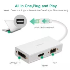Alternative view of UGREEN Mini DisplayPort to HDMI VGA DVI Adapter MD114