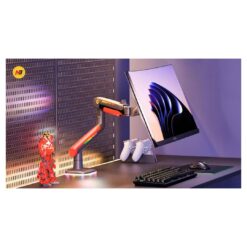 Alternative view of North Bayou RGB Gaming Monitor Arm L50 – 32 to 60 inch Monitors