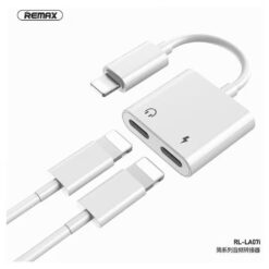 Alternative view of Remax Concise Series Dual Lightning Audio Adapter RL-LA07i