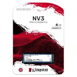Kingston NV3 4TB M2 NVMe SSD PCIe Gen 4 6000 MB s Read