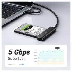Alternative view of UGREEN SATA to USB C Adapter Cable 5Gbps Data Transfer