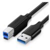 UGREEN US210 USB 30 AM to BM Printer Cable 1M Short USB 30 Printer Cable for Quick and Reliable Connections