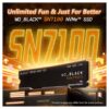 WD BLACK SN7100 1TB NVMe SSD PCIe Gen4 7250MB s Read TLC 3D NAND