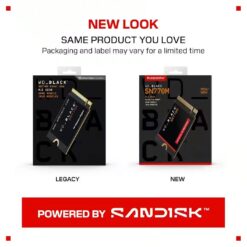 Alternative view of WD_BLACK SN770M 2TB NVMe SSD 5150MB s PCIe Gen 40 DirectStorage
