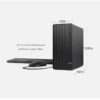 PC HP Pro Tower 290 G9 Desktop Intel Core i7-13700 16 GB DDR4-3200 MHz Customized 512 GB SSD Wireless- Bluetooth Integrated 13th Generation