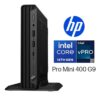 HP Pro Mini 400 G9 Desktop PC 14th Gen Intel Core i5-14500T 14 cores 8GB DDR5 512GB SSD Wi-Fi 6E BT 53 Commercial-Grade Performance Upgradable - Black
