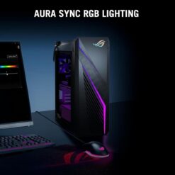Alternative view of Desktop Gaming ASUS ROG G16CHR Intel Core i7-14700KF Processor Liquid Cooler NVIDIA GeForce RTX4060TI DUAL 8GB GDDR6 32GB DDR5 1TB M2 SSD WIFI Bluetooth Integrated - 2 Years Warranty