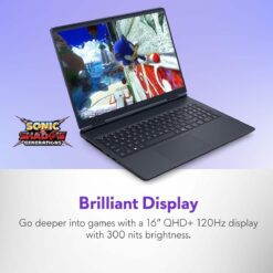 Alternative view of Gaming Laptop Dell Alienware 16 Aurora Intel Core 7 Processor 240H Nvidia RTX 5060 8GB GDDR7 32GB DDR5 RAM 1TB M2 PCIe NVMe 16 IPS 25K QHD 120Hz 100 sRGB - Interstellar Indigo