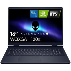 Gaming Laptop Dell Alienware 16 Aurora Intel Core 7 Processor 240H Nvidia RTX 5050 8GB GDDR7 16GB DDR5 RAM 1TB M2 PCIe NVMe 16 IPS 25K QHD 120Hz 100 sRGB - Interstellar Indigo