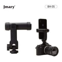 Alternative view of Jmary BH-05 Double Cold Shoe Extension Mobile Holder 55-90mm Clamping Range