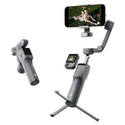 DJI Osmo Mobile 8P Advanced Tracking Combo 3-Axis Smartphone Gimbal Stabilizer with Multifunctional Module 2 Osmo FrameTap Remote ActiveTrack 80 AI Subject Tracking Built-in Extension Rod