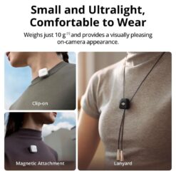 Alternative view of DJI Mic Mini Wireless Lavalier Microphone 300m Active Noise Cancelling Plug-and-Play