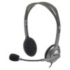Logitech H110 Stereo Headset 35mm Dual Pin Unidirectional Mic 20Hz20kHz