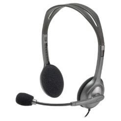 Logitech H110 Stereo Headset 35mm Dual Pin Unidirectional Mic 20Hz20kHz