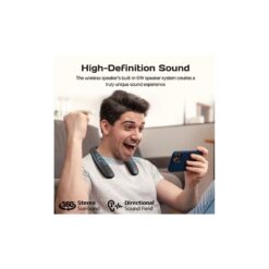 Alternative view of Promate Hook Neckband Wireless Speaker Bluetooth 50 2x3W Stereo 8-9Hr Playtime