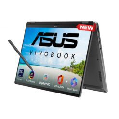 ASUS Vivobook 14 Flip Laptop Intel Core Ultra 5 226V Intel Arc Graphics 16GB LPDDR5X 512GB PCIe 40 SSD 14 FHD OLED HDR True Black 500 Touch WiFi 7 70Wh Battery Stylus Included Windows 11 Home - Matte Gray