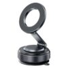 X69 Metal Vacuum Suction Magnetic Car Mobile Holder Dual Magnets Aluminium Pivots