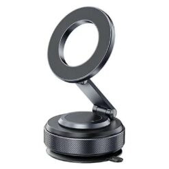 X69 Metal Vacuum Suction Magnetic Car Mobile Holder Dual Magnets Aluminium Pivots