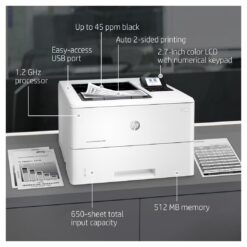 Alternative view of HP LaserJet Enterprise M507dn 45ppm Network Ready Security Features