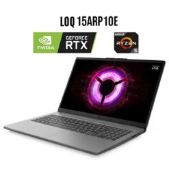 Lenovo LOQ 15ARP10E Gaming Laptop AMD Ryzen 5 150 NVIDIA GeForce RTX 3050 6GB GDDR6 16GB DDR5 512GB SSD 156 FHD IPS 144Hz 300nits Anti-glare 100 sRGB FreeSync - Luna Grey