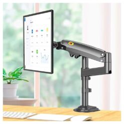 Alternative view of NB North Bayou H100 Monitor Desk Mount Long Arm for 17-30 Monitors