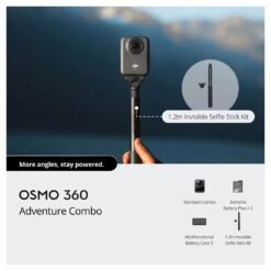 Alternative view of DJI Osmo 360 Adventure Combo 8K 360 Action Camera