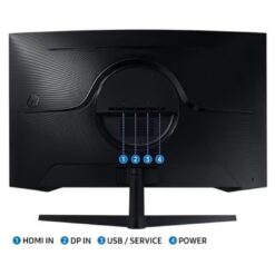 Alternative view of Samsung 27 Odyssey G5 G55C QHD 165Hz Curved Gaming Monitor