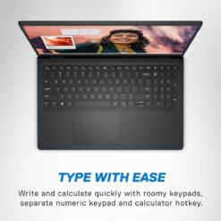 Alternative view of Dell Inspiron 15 3530 Laptop Intel Core i7-1355U Up to 46GHz 16GB RAM 1TB NVMe SSD 156 FHD 120Hz WVA Display Arabic English Backlit Keyboard USB-C HDMI Wi-Fi 6 - Platinum Silver