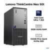 Lenovo ThinkCentre Neo 50t Gen 5 Tower 13BD001QEQ Intel Core Ultra 7 265 16GB DDR5 RAM 512GB NVMe SSD Wi-Fi 6 Black 3 Year Warranty