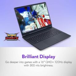 Alternative view of Gaming Laptop Dell Alienware 16 Aurora Intel Core 9 Processor 270H Nvidia RTX 5060 8GB GDDR7 16GB DDR5 RAM 1TB M2 PCIe NVMe 16 IPS 25K QHD 120Hz 100 sRGB - Interstellar Indigo