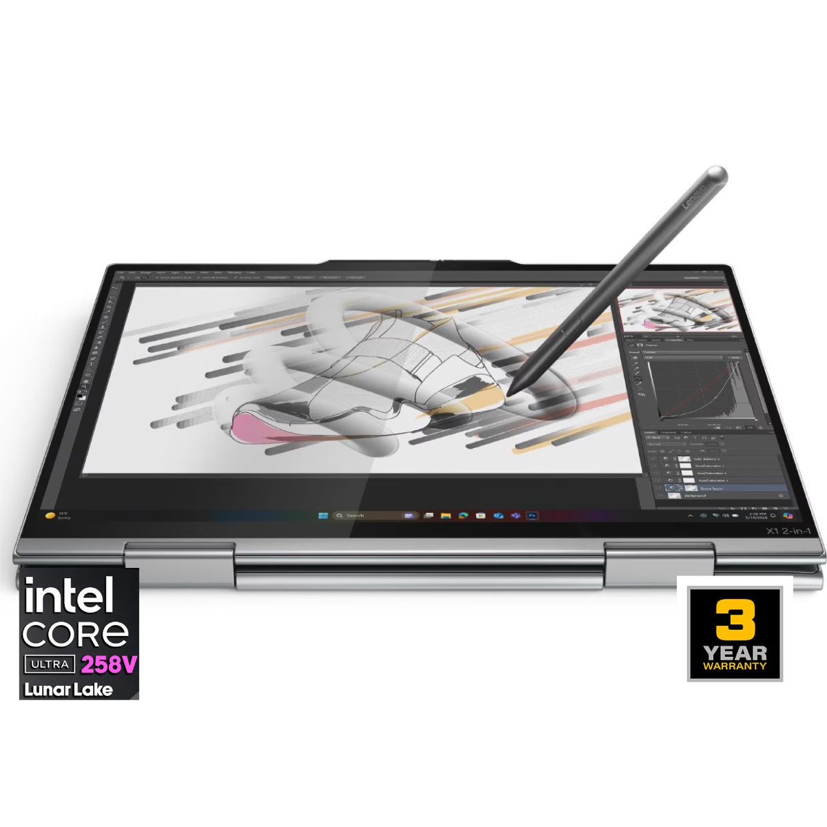 NEW Laptop Lenovo ThinkPad X1 2-in-1 Gen 10 Aura Edition Intel Core Ultra 7 258V Lunar Lake 8-Core 48GHz Intel Arc Graph High-Range Battery 14 WUXGA IPS Touch Windows 11 Pro – 3 Years Warranty NEW Laptop Lenovo ThinkPad X1 2-in-1 Gen 10 Aura Edition Intel Core Ultra 7 258V Lunar Lake 8-Core 48GHz Intel Arc Graph High-Range Battery 14 WUXGA IPS Touch Windows 11 Pro - 3 Years Warranty