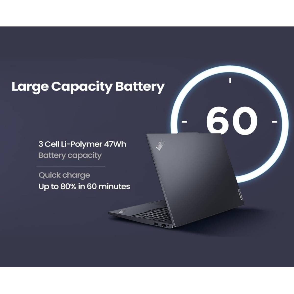 Lenovo ThinkPad E16 Gen 3 Business Laptop Intel Core Ultra 7 255H 16 Core Up to 51GHz Intel Arc 140T GPU 16GB DDR5 512GB SSD 16 FHD IPS Anti-Glare Lenovo ThinkPad E16 Gen 3 Business Laptop Intel Core Ultra 7 255H 16 Core Up to 51GHz Intel Arc 140T GPU 16GB DDR5 512GB SSD 16 FHD IPS Anti-Glare - Image 6