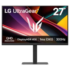 LG UltraGear G6 27 QHD IPS Gaming Monitor 300Hz 1ms DisplayHDR 400 G-SYNC Compatible